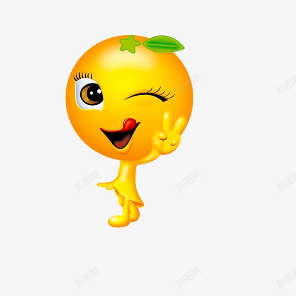 水果卡通png免抠素材_新图网 https://ixintu.com 卡通图片 卡通水果 水果 水果精灵 香橙 香橙卡通