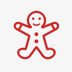 gingerbread圣诞节姜饼姜饼人男人圣诞节圣诞高清图片