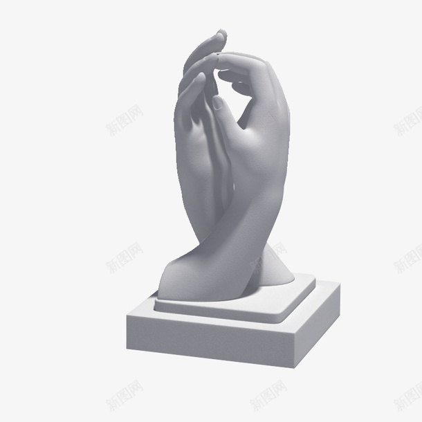 手握手雕塑png免抠素材_新图网 https://ixintu.com 手握手雕塑 握手姿势 雕塑