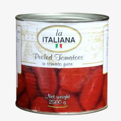 意拉去皮番茄罐头素材