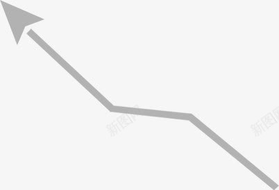 装饰图案png免抠素材_新图网 https://ixintu.com 向上 灰色 箭头 装饰图案