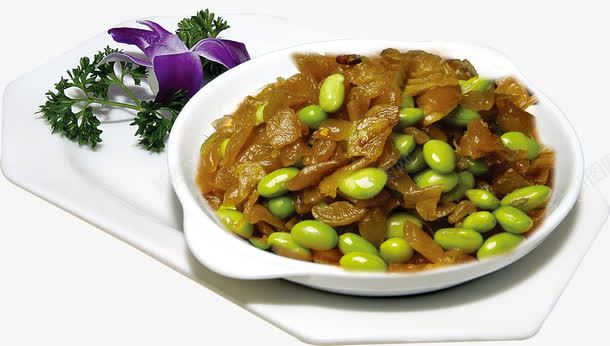 萝卜干毛豆png免抠素材_新图网 https://ixintu.com 产品实物 毛豆 绿色食品 菜品 菜肴 萝卜干 餐饮