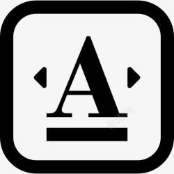 写的信TypographicButton图标高清图片