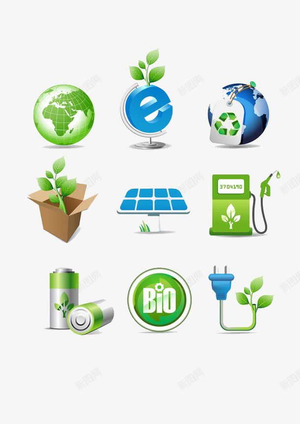 绿色标志png免抠素材_新图网 https://ixintu.com 不乱扔垃圾 干净的环境 植物 环保 绿色标志 草地