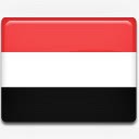 也门也门国旗国国家标志高清图片