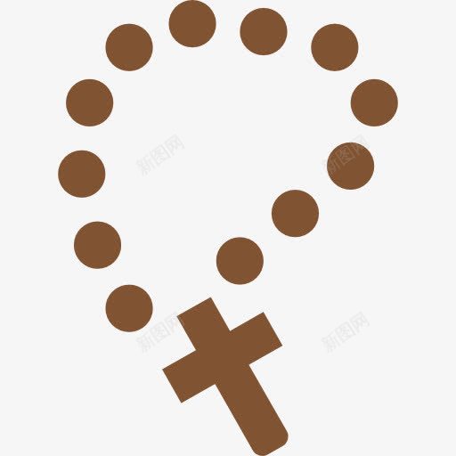Rosary图标png_新图网 https://ixintu.com 基督教 天主教的念珠 宗教