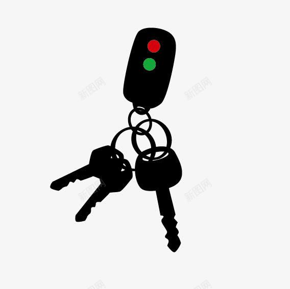 卡通车钥匙图案png免抠素材_新图网 https://ixintu.com 卡通 图案 车钥匙