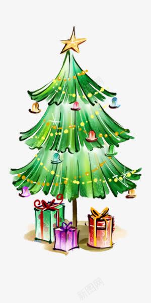 卡通手绘圣诞树png免抠素材_新图网 https://ixintu.com 卡通树 圣诞 圣诞矢量 圣诞矢量图 圣诞节 扁平 手绘树 简约
