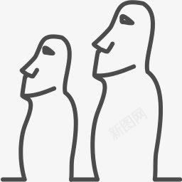 复活节岛雕像pascha图标png_新图网 https://ixintu.com easter island pascha statue 复活节 岛 雕像