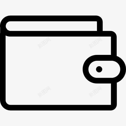 封闭的钱标图标png_新图网 https://ixintu.com 商店 时尚 货币 购物 钱包