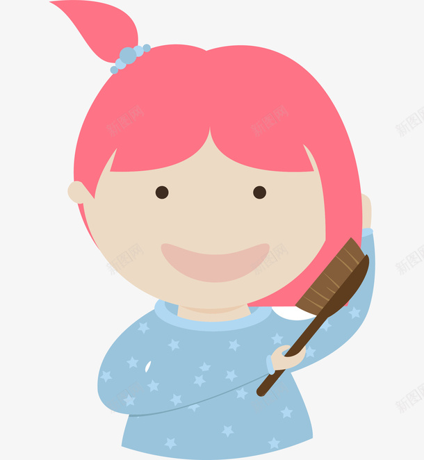 手绘卡通女孩刷牙png免抠素材_新图网 https://ixintu.com 儿童早起刷牙 动画 卡通 卡通女孩刷牙 好习惯 手绘 美女刷牙