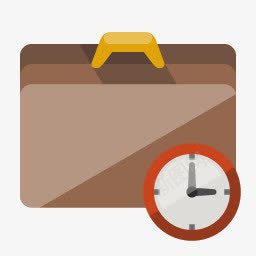 公文包时钟flaticons图标png_新图网 https://ixintu.com briefcase clock 公文包 时钟