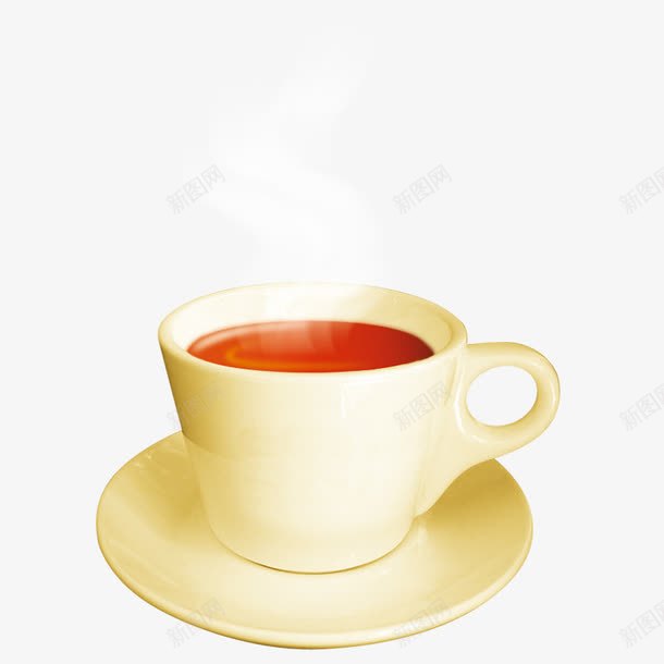 简约一杯热咖啡png免抠素材_新图网 https://ixintu.com 一杯热咖啡 咖啡 热气 瓷杯 白色
