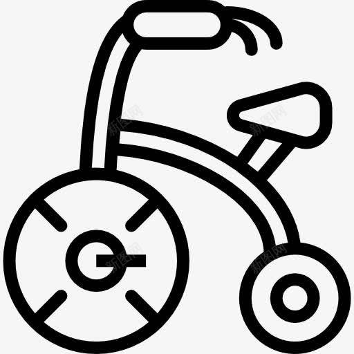 三轮车图标png_新图网 https://ixintu.com 儿童三轮车 汽车 玩具 运输