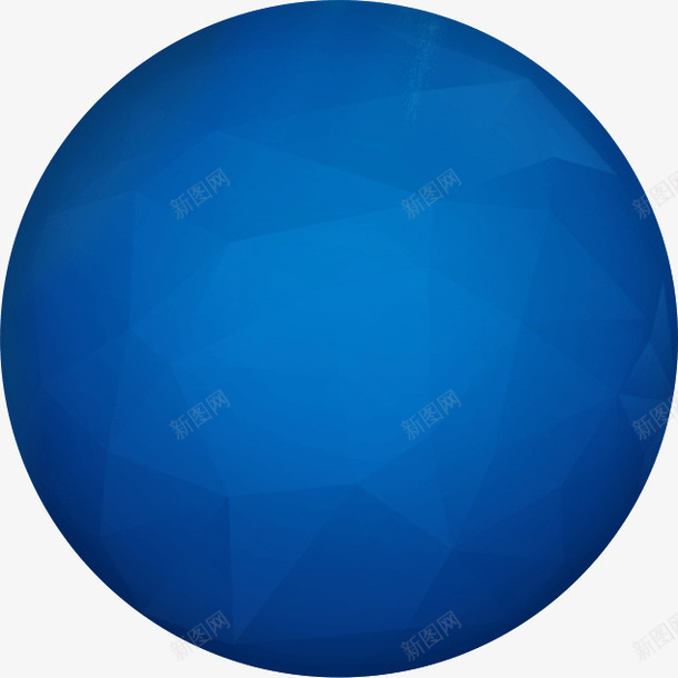 蓝色立体圆形png免抠素材_新图网 https://ixintu.com 圆形 立体 蓝色