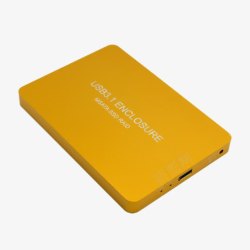 黄色移动硬盘2t素材