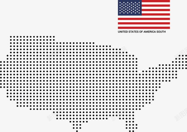 美国国家地图国旗矢量图ai免抠素材_新图网 https://ixintu.com 国旗 地图 矢量png 美国 美国国旗 美国地图 矢量图