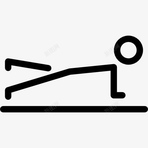腿拉前位置图标png_新图网 https://ixintu.com 健身 坚持的人 普拉提 瑜伽 运动 锻炼