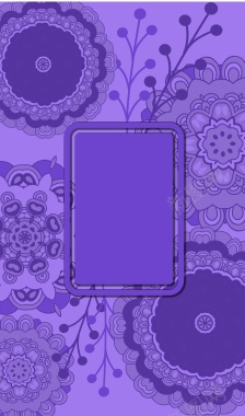 紫色淡雅时尚花卉海报背景模板矢量图背景