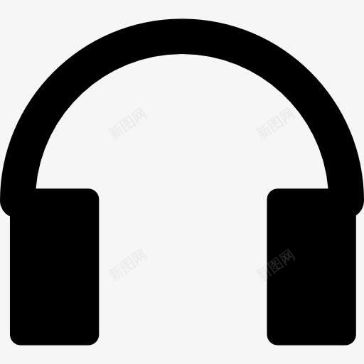 音频工具头图标png_新图网 https://ixintu.com 听 头 工具和器具 形状工具 耳 耳羽 轮廓 酷的图标 黑色