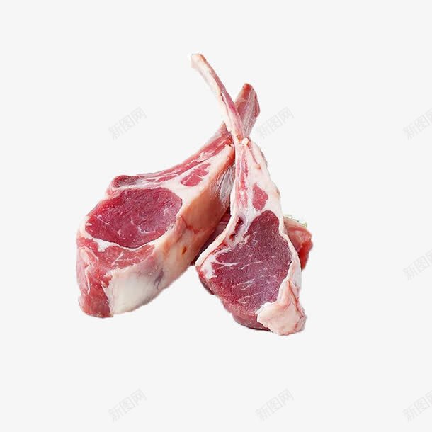 法切羊排png免抠素材_新图网 https://ixintu.com 产品实物 排骨肉 生鲜 羊排 肉类 食物