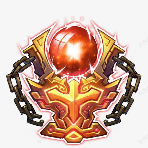 手绘黄色游戏神器png免抠素材_新图网 https://ixintu.com 游戏 神器 黄色