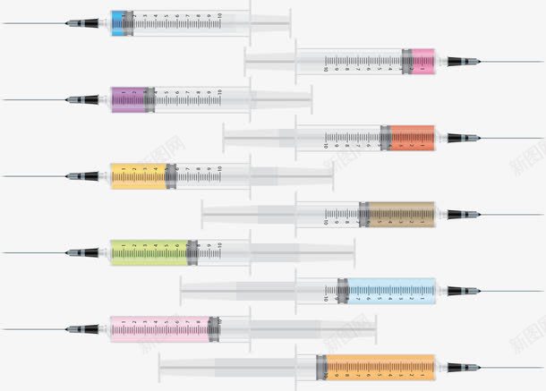 注射针管png免抠素材_新图网 https://ixintu.com 医学用品 卡通 注射 注射器 注射针 针头 静脉注射