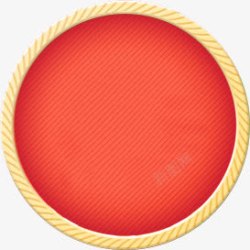 红色圆圈图案素材