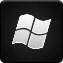 Windows应用程序Windows黑色应用程序图标高清图片