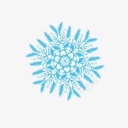 花纹底纹雪花装饰图案淡蓝色素材
