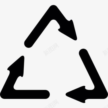 回收标志三箭图标图标