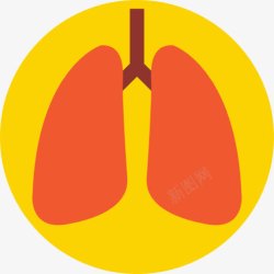 器官肺图标高清图片