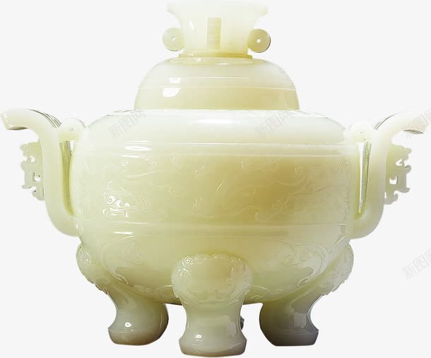 白色玉器雕刻png免抠素材_新图网 https://ixintu.com 玉器 白色 设计 雕刻