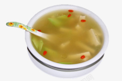 一勺子枸杞美味豆腐汤高清图片
