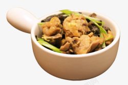 单柄单柄小锅黄焖鸡米饭高清图片