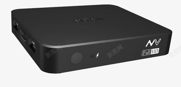 黑色机顶盒png免抠素材_新图网 https://ixintu.com HD SD 产品实图 机顶盒 黑色