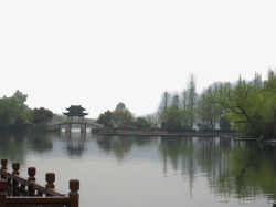 水墨西湖素材