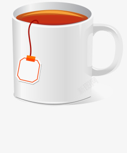 红茶杯红茶杯矢量图高清图片