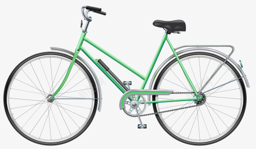 绿色自行车png免抠素材_新图网 https://ixintu.com 交通工具 环保 绿色 自行车 运动