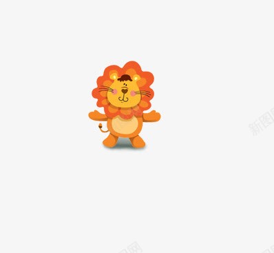 卡通小老虎png免抠素材_新图网 https://ixintu.com 卡通 可爱 小老虎 装饰小元素