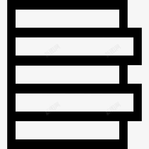 左对齐五矩形轮廓符号图标png_新图网 https://ixintu.com 五 仪表板接口 对齐 左 左对齐 接口 矩形 符号 轮廓