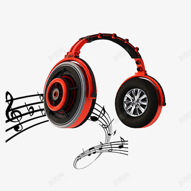 动感耳机图案图标png_新图网 https://ixintu.com 动感 矢量图标 耳机 音乐
