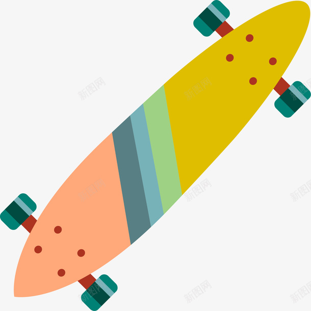 世界滑板日时尚多彩滑板png免抠素材_新图网 https://ixintu.com 一个滑板 世界滑板日 多彩滑板 帅气滑板 时尚滑板 酷炫滑板