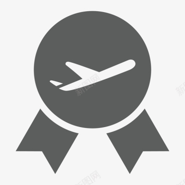 航班会员权益矢量图图标图标