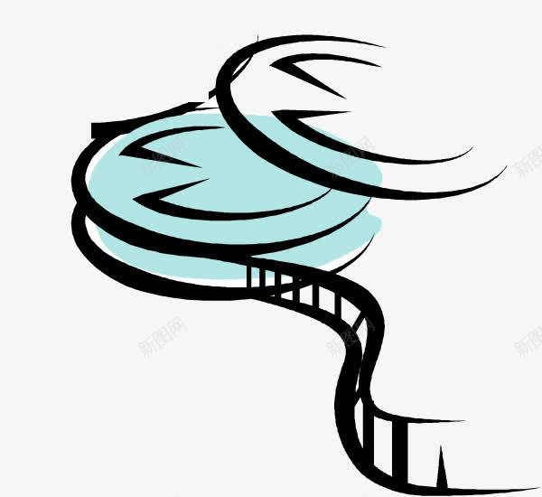 卷尺png免抠素材_新图网 https://ixintu.com 卷尺 线条 蓝色
