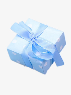 蓝色精美礼盒素材