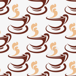 抽象热咖啡简笔咖啡杯矢量图图标高清图片