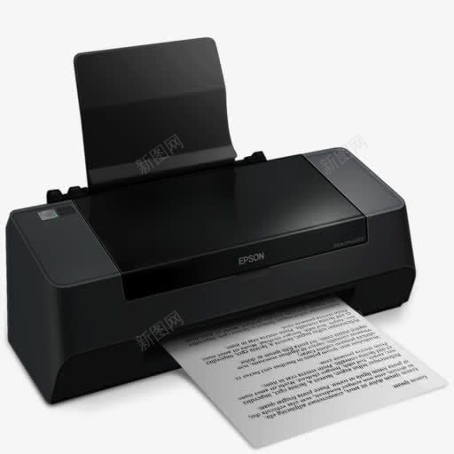 黑色打印机png免抠素材_新图网 https://ixintu.com 打印机 黑色