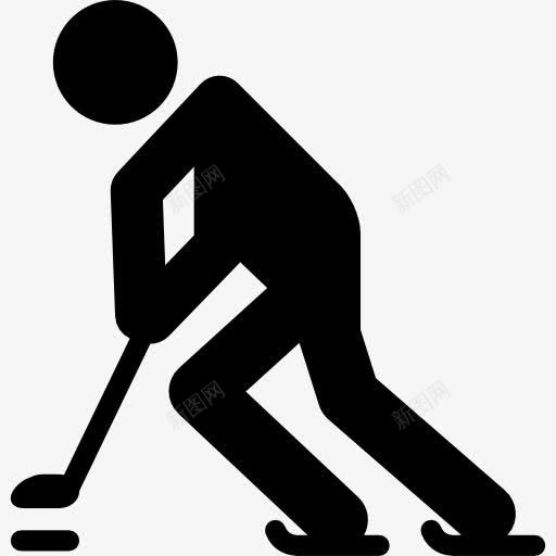 冰球运动员图标png_新图网 https://ixintu.com 冰 冰上曲棍球 多项运动 玩曲棍球 运动 运动员
