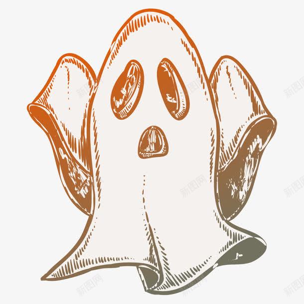 手绘万圣节幽灵png免抠素材_新图网 https://ixintu.com 万圣节 卡通幽灵 幽灵 手绘幽灵 手绘的鬼魂 简笔画 素描